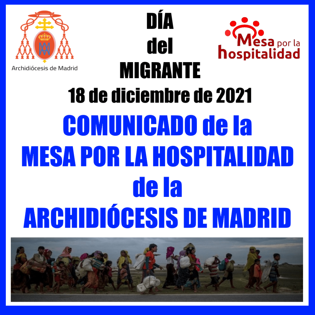 Comunicado de la Mesa por la Hospitalidad – Día del Migrante