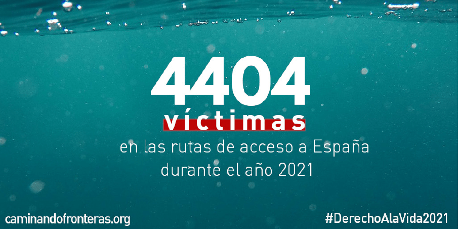 2021 DE DOLOR EN FRONTERA SUR: 12 MUERTES AL DÍA